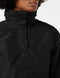 Helly Hansen Women's Aden Waterproof Windproof Breathable Long Length Packable Hood Rain Coat Jacket, 990 Black, Medium