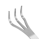 Stainless Steel Root Rake 3-Prong Loosen Soil Bonsai Tree Tools with Ergonomic Handle for Outdoor