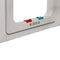 Whiskers and Windows Cat Door for Horizontal Sliding Windows, Large Cat Flap, Fits Windows 34"-37" h, White