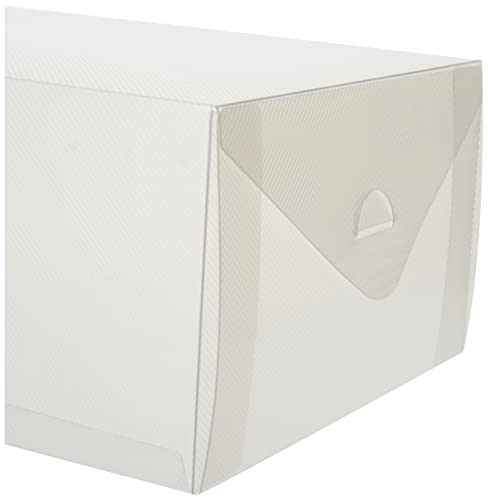 Greenco Clear Foldable Shoe Storage Boxes-10 Pack