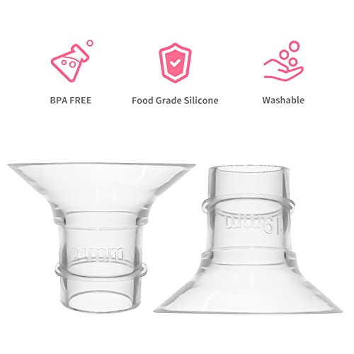 Henkion 21mm Flange Suitable for S21/S18/S12/S4DW/S9/S10/ Wearable Breast Pump Portable Electric Breast Pump double also Compatible cozytots momcozy Pump