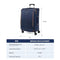 Travelpro Crew Classic Lightweight Softside Expandable Checked Luggage, 8 Wheel Spinner Suitcase, TSA Lock, Men and Women, Checked Medium 25-Inch, Patriot Blue, Patriot Blue, Checked-Medium, Crew