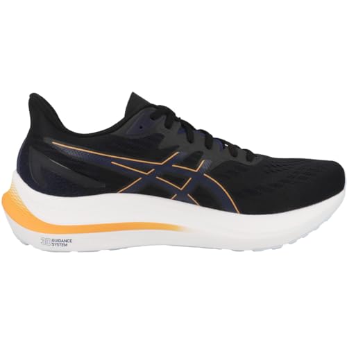 ASICS GT-2000 12 Men's Running Shoes, Black Fellow Yellow, 9.5 US