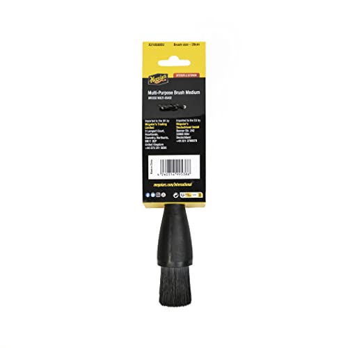 Meguiar's X210500EU Multi-Purpose Brush Medium, Car Cleaning Such as Brake Callipers, Lug Nuts, Intricate Engine and Wheel Parts