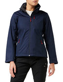 Helly Hansen Women's Crew Hooded Midlayer Jacket, Navy, Medium