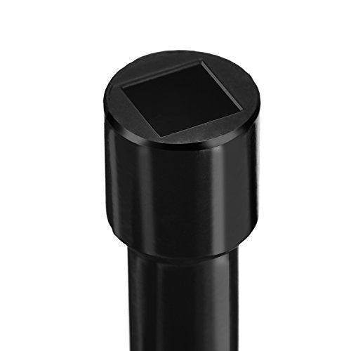 WILLBOND 4-Way Multi-Functional Utilities Key for Electric Water Gas Meter Box Cupboard Cabinet Opening Key (Black)