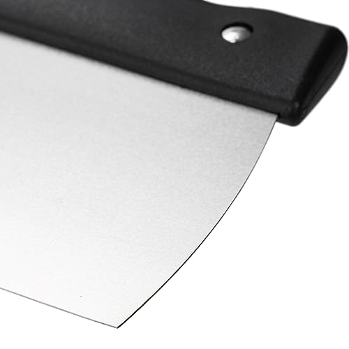 Peohud 2 Pack Coating Spatula for Chocolate, Stainless Steel Chocolate Scraper, Chocolate Thermostat Spatula for Smoothing Dough, Cake