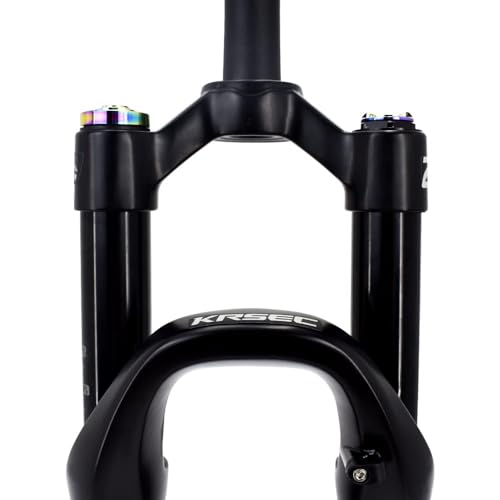 KRSEC 27.5/29 Air Bike Suspension Fork Mountain Bike Fork29 inch Travel 120mm Quick Release QR 9mm 28.6mm Straight Tube Manual Lockout Rebound Adjustable Ultralight Mountain Bike Front Forks XC AM 29"