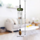 Indoor Wind Chimes Small, Wind Chimes Outdoor Clearance with 4 Aluminum Alloy Tubes, Natures Melody Wind Chimes, Potable Metal Wind Chimes for Yard Garden Outside Patio Decor (Green)