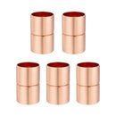 ZOWZEA Straight Coupling Copper Fittings 1/2 Inch Copper Pipe Welding Joint Connector Adapter For HVAC Air Conditioning