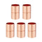 ZOWZEA Straight Coupling Copper Fittings 1/2 Inch Copper Pipe Welding Joint Connector Adapter For HVAC Air Conditioning