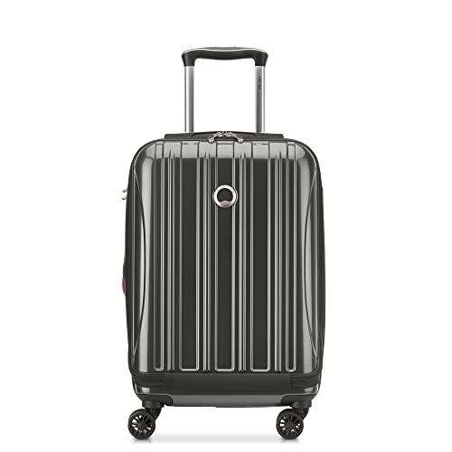 DELSEY Paris Helium Aero Hardside Expandable Luggage with Spinner Wheels, Brushed Charcoal, Carry-On 19 Inch, Helium Aero Hardside Expandable Luggage with Spinner Wheels