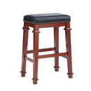 Linon Kennedy Backless PU bar Stool