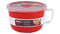 Decor Microsafe Noodle and Oat Bowl, 1.15 Litre Capacity, Red, 30.4 oz