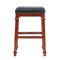 Linon Kennedy Backless PU bar Stool