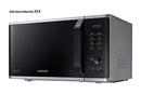 Samsung MW3500K Microwave MS2AK3515AS/EG / 800 W / 23 L Cooking Chamber / 48.9 cm Wide/Scratch-Resistant Ceramic Enamel Interior/QuickDefrost Programmes/Silver