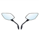 [2022 Upgraded] Mamiko 8MM Motorcycle Mirrors Universal for 7/8"Handlebars Bike Mirror Compatible with ATV Snowmobile Scooter Moped Dirt Bike Sportsman - Convex Mirrors