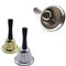 2 Pieces Hand Bell,Handheld Call Bells,Very Loud Handbell，3 Inch Large Hand Bell,Hand Bells for Kids and Adults, Used for Weddings, Service,School Classroomand Game