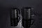 ZHNZZN Fat Separator/Gravy Separator/Grease Container for Kitchen Fat Storagegrease Keepers (550ML Black)