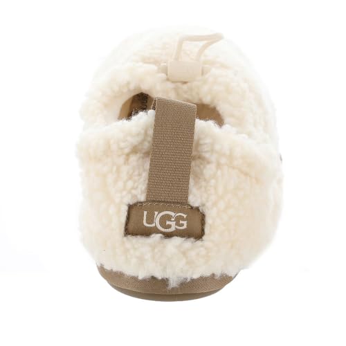 UGG Women's Plushy Slipper, Natural Chestnut, 9 US