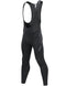 qualidyne Men's Cycling Bib Tights 3D Padded Winter Thermal Cold Weather Bike Bib Pants Biking Bicycle Long Leggings