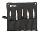 Titan 60769 5-Piece 11-Inch Long Nose Pliers Set