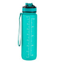 Water Bottle with Time Marker And Removable Strainer, Insulated, Sports 1L Bottle