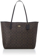 Coach 5696 Signature Tote Bag, Im/BrownBlack, Free Size