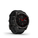 Garmin epix (Gen 2), Carbon Gray DLC Titanium with Black Band, Premium Active Smartwatch (010-02582-12)