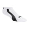 Puma Women's 1/2 Terry Low Cut Athletic Running Sock 6-Pack, White Traditional, 9-11