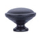 Amazon Basics Mushroom Cabinet Knob, 1.19-inch Diameter, Flat Black, 10-Pack