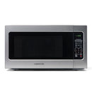 Farberware Countertop Microwave 1100 Watts, 2.2 cu ft - Smart Sensor Microwave Oven With LED Lighting and Child Lock - Perfect for Apartments and Dorms - Easy Clean Black Interior, Stainless Steel