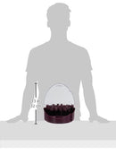Remington KF40E Heated Hair Rollers Easy-Clip System Ion Technology 3 Sizes (19 mm, 22 mm, 27 mm) Black/Purple