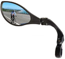 Hafny New Handlebar Bike Mirror, HD Blast-Resistant, Safe Crystal Clear Glass Mirror, Adjustable Rotatable Bike Mirror, Rearview Mirror, Bicycle Mirror, HF-M902LS-FR01