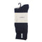 6 Pairs Bamboo Thick Premium Work Socks Tough Heavy Duty Thermal Odor Resistant, Navy, 7-11