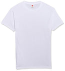 Hanes Men's ComfortSoft T-Shirt (Pack of 6), White, Large