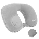 TALLGO Inflatable Travel Pillow, Neck Pillow for Travel, Inflatable Neck Pillow for Travel, Plane Pillow, Blow Up Pillow, Airplane Pillow for Neck, Waist, Back and Camping Cushion (Grey)