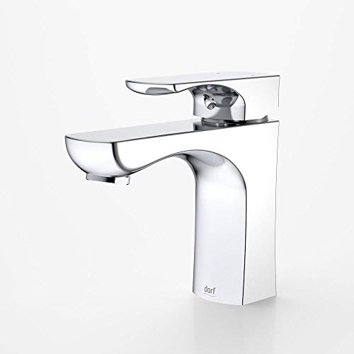Dorf Napoleon Basin Mixer, Chrome, Silver