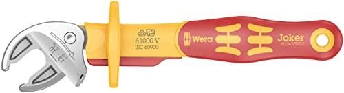 Wera 6004 Joker 1 VDE-Insulated Self-Setting Open-End Spanner 4 Piece Set