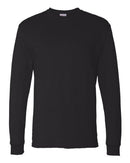 Hanes Men's 4 Pack Long Sleeve ComfortSoft T-Shirt, Black, Large