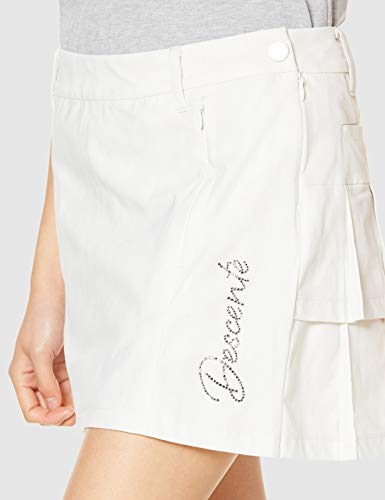 Descente DGWRJE00 Women's 21 Spring/Summer Model Skirt, WH00 (White), 64