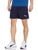 PUMA Men's Active Woven 5" Shorts, Peacoat Blue, M