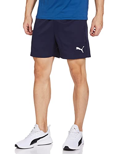 PUMA Men's Active Woven 5" Shorts, Peacoat Blue, M