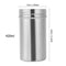 304 Stainless Steel Sealed Food Storage Jar Portable Tea Coffee Beans Container Easy for Travel Outdoor and Camping(L)