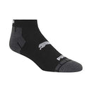 PUMA Men's 8 Pack Low Cut Running Socks, Black, US 10-13
