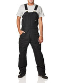 Dickies Men's Duck Insulated Bib Overall, Black, X-Large