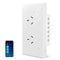 ZigBee Wall Outlet Socket,Wall Charger Outlet Socket, 16A Plug Charger Smart Power Point GPO Voice Control Compatible with Alexa & Google Assistant, Timer Schedule,SAA Certified Overload Protection