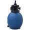 vidaXL Pool Sand Filter with 4 Position Valve Swimming Pool Spa Water Cleaning Machine Equipment Blue 300mm