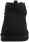 UGG Women's Classic Ultra Mini Boot, Black, 11 US