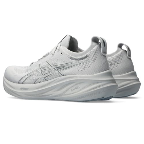 ASICS Women's Gel-Nimbus 26 Running Shoe, Concrete/Pure Silver, 7.5 US